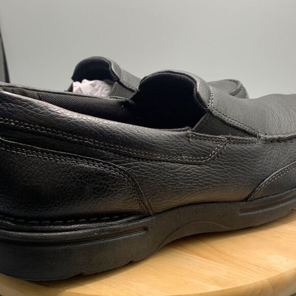 Rockport | Men\'s 13 | Black Leather Slip-Resistant Loafers main image 14